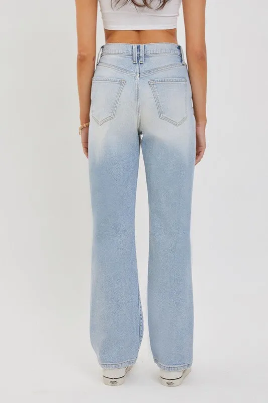 Vintage Light-Wash Dad Jeans