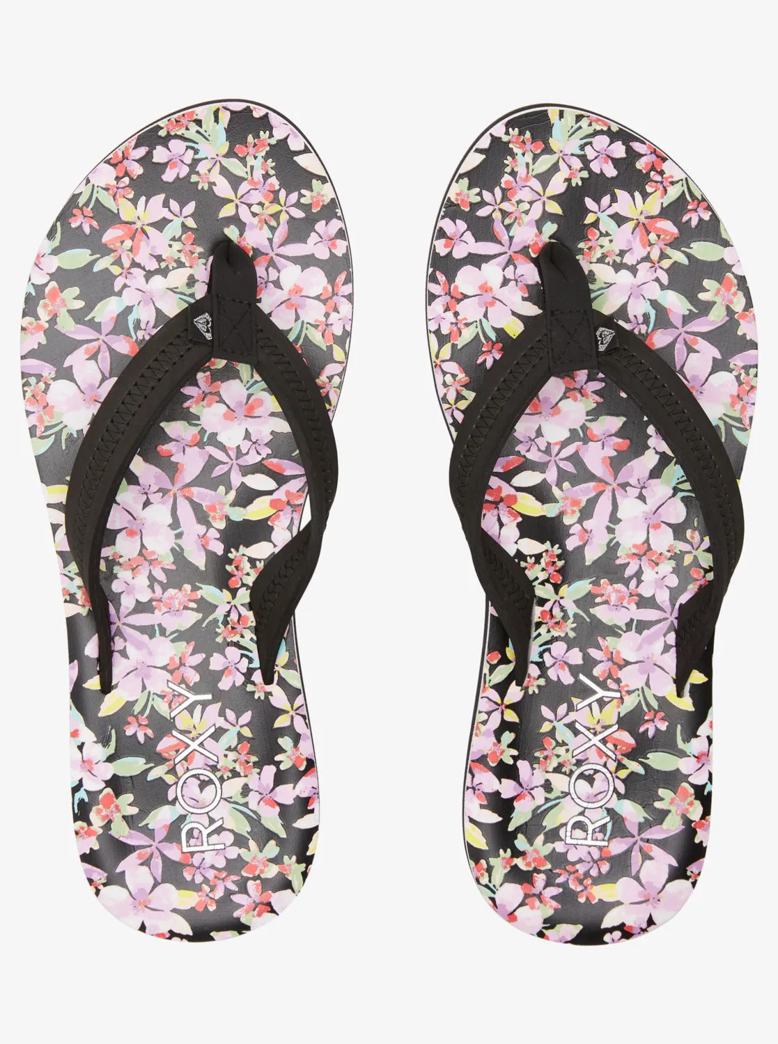 Vista Loreto Flip-Flops - Black/Pink/Black
