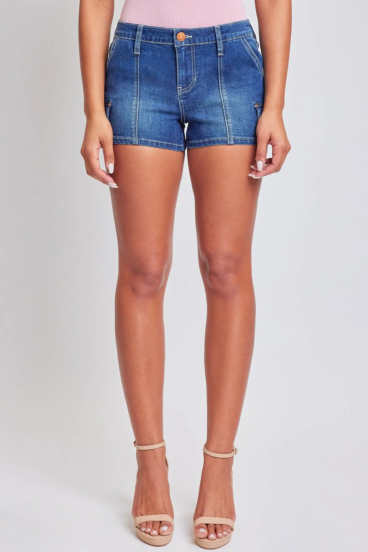 Women's Mid Rise Cargo Shorts