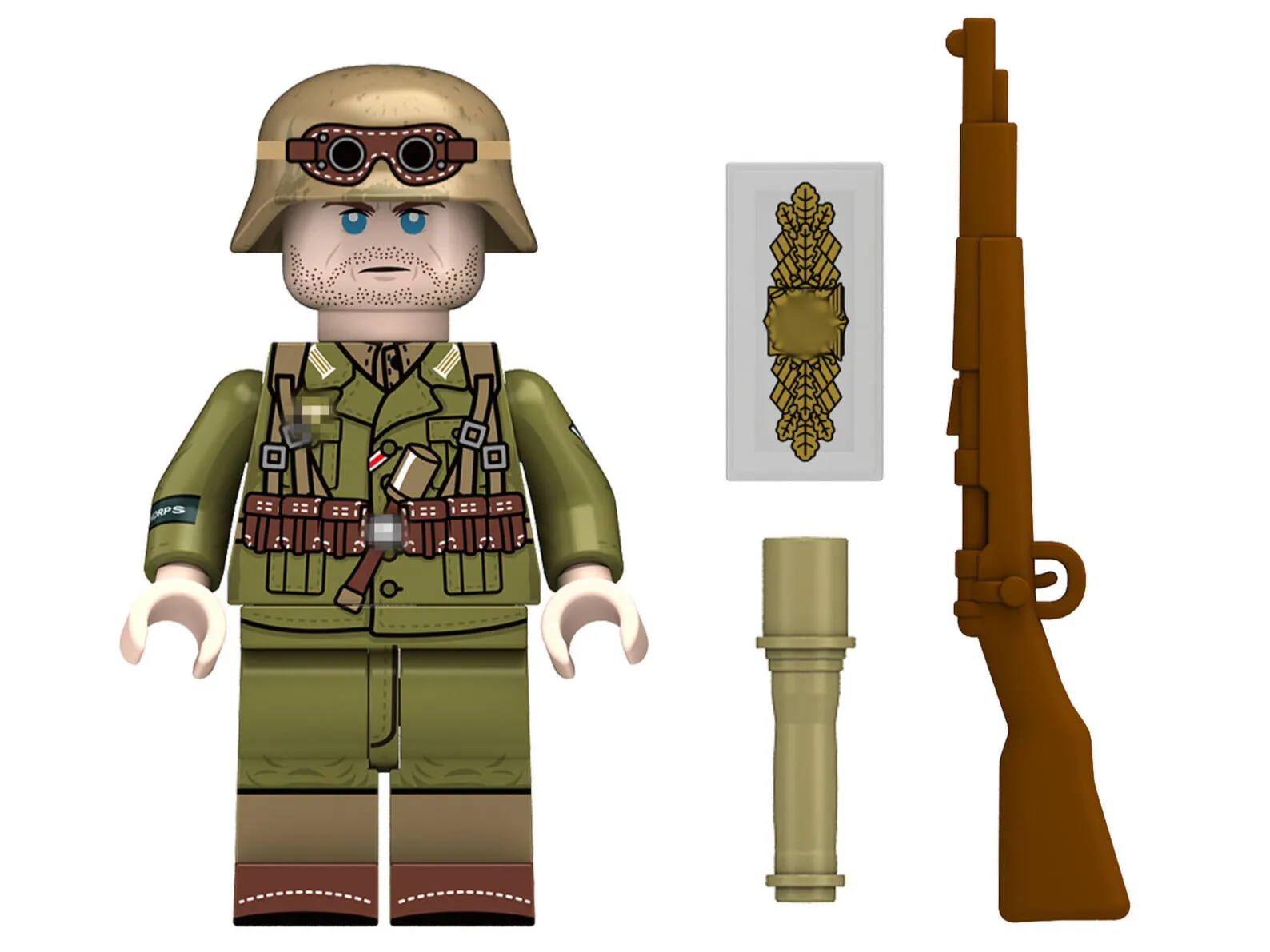 WWII - German Afrika Korps - 4 Man Squad - Mil-Blox