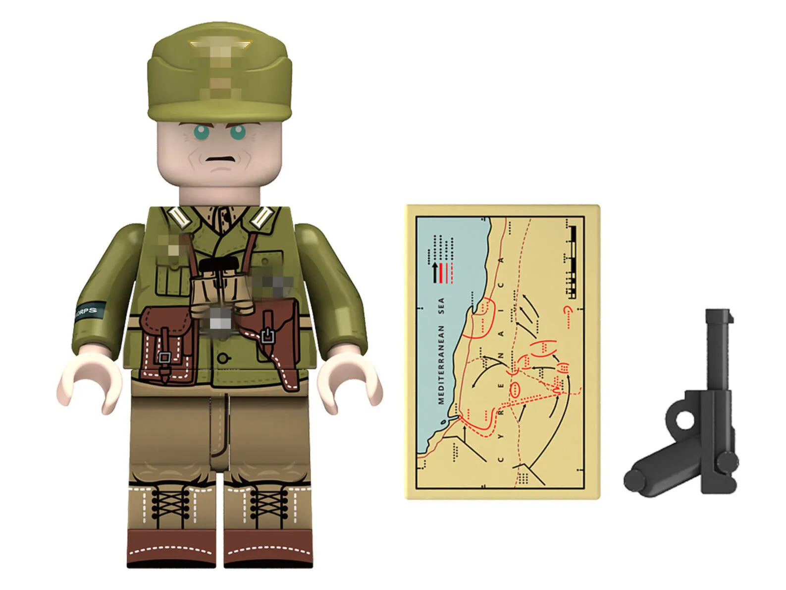WWII - German Afrika Korps - 4 Man Squad - Mil-Blox